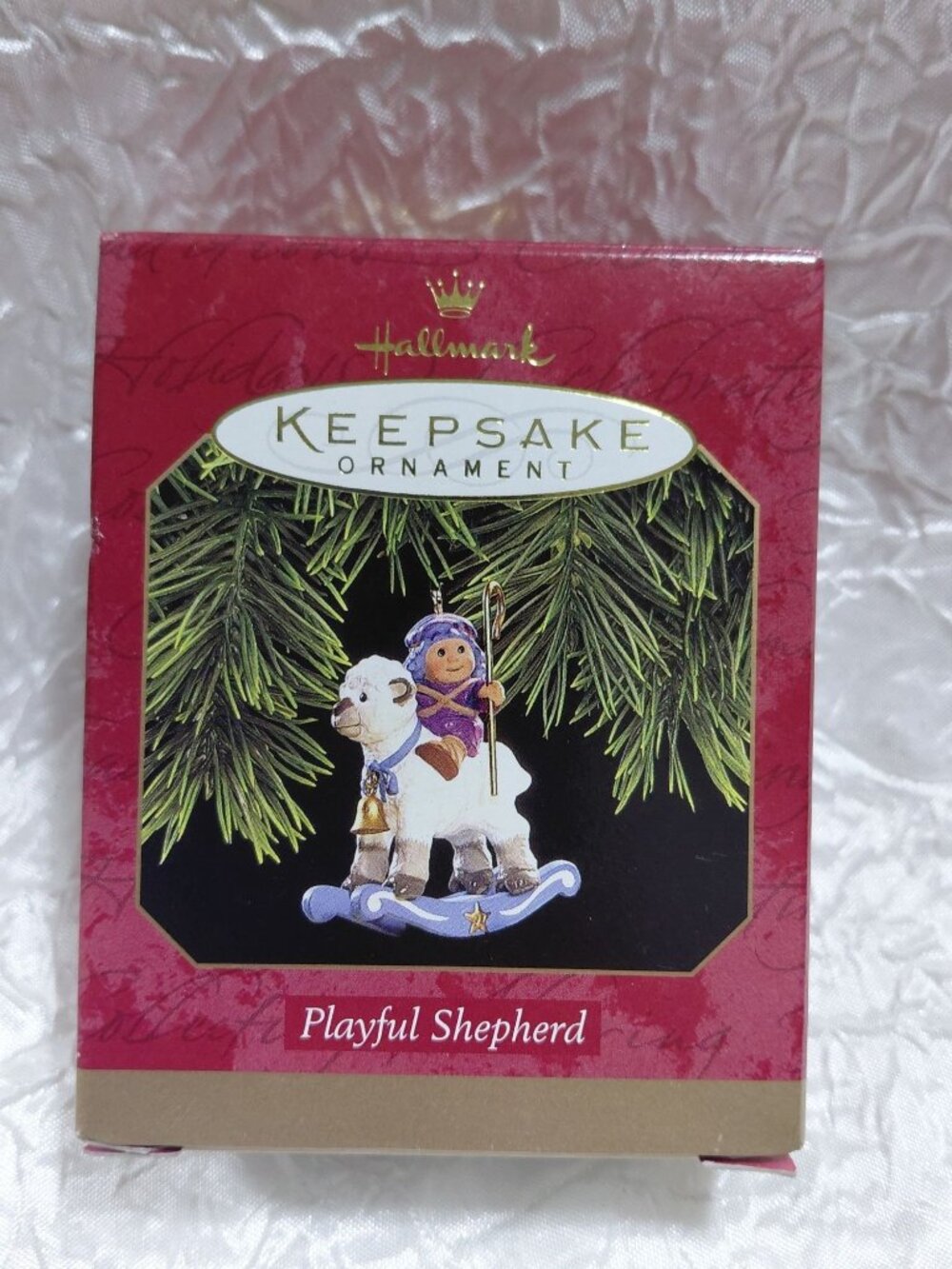 NOB Hallmark Keepsake Ornament Playful Shepherd Christmas Decoration Vintage